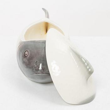 Fiskservis, 33 delar, flintgods, Waechtersbach, Tyskland, 1900-talets första hälft.