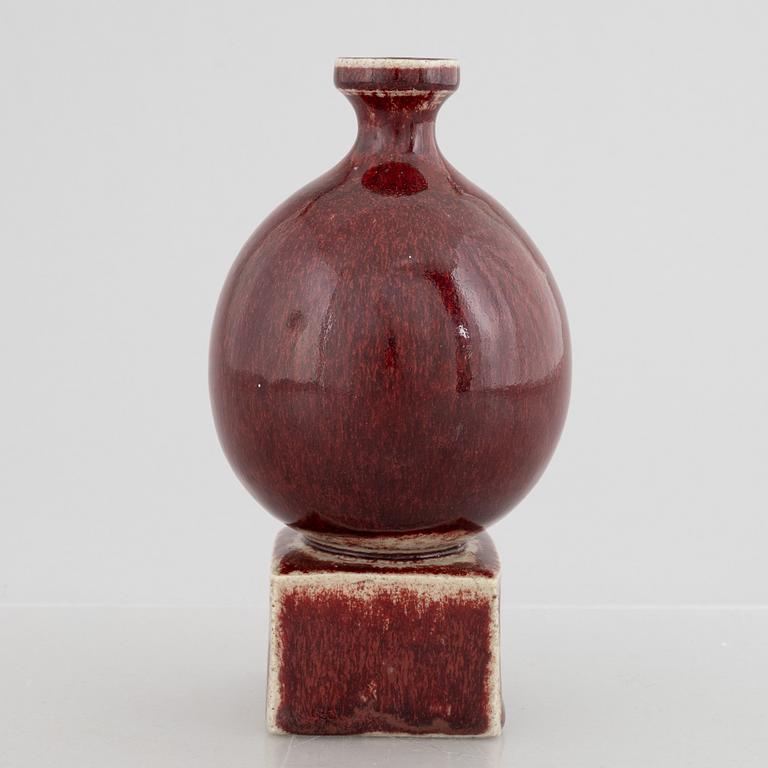 Sven Wejsfelt, a stoneware vase, Gustavsberg Studio 1972.