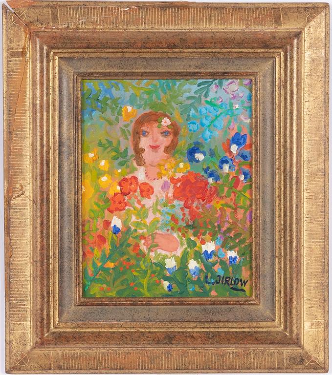 Lennart Jirlow, Kvinna och blommor.