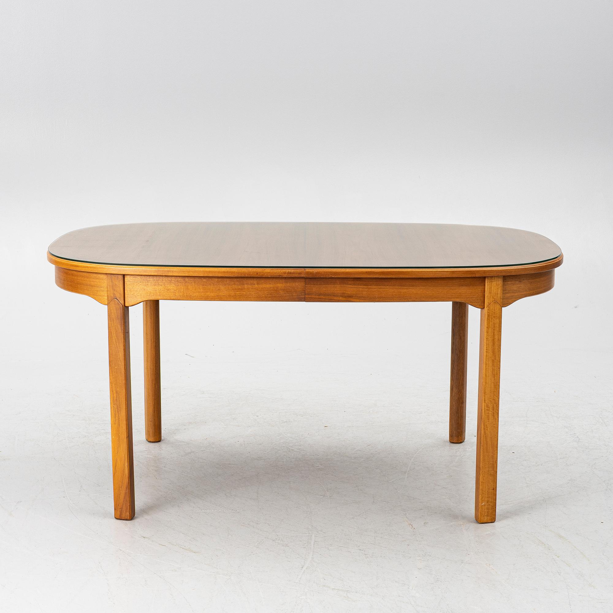 Carl Malmsten, a seven-piece dining suite, 'Ambassadör', Åfors Möbelfabrik.