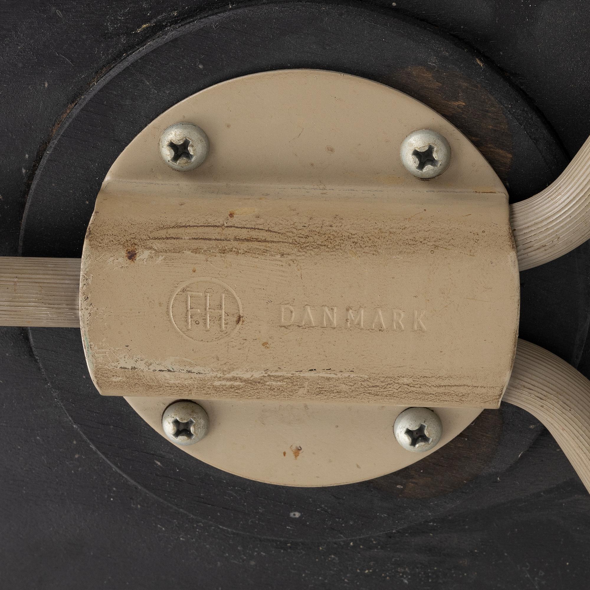 Arne Jacobsen, chairs, 4 pcs, "Ant", Fritz Hansen, Denmark, second half of the 20th century.