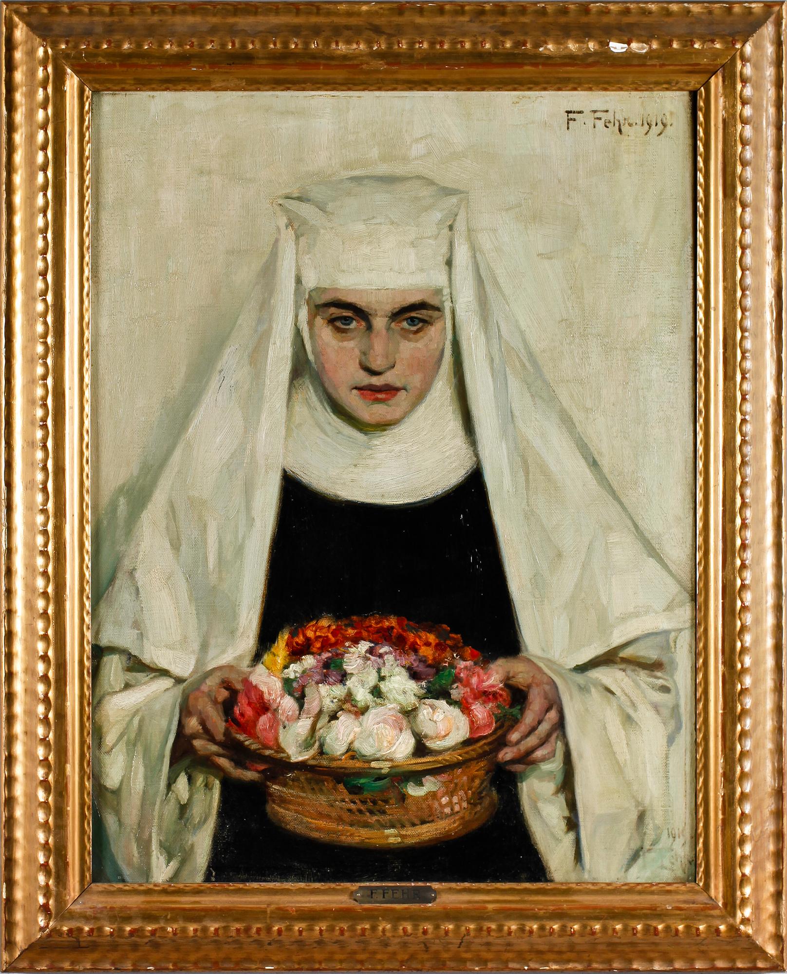 FRIEDRICH FEHR, olja på duk, signerad och daterad 1919.