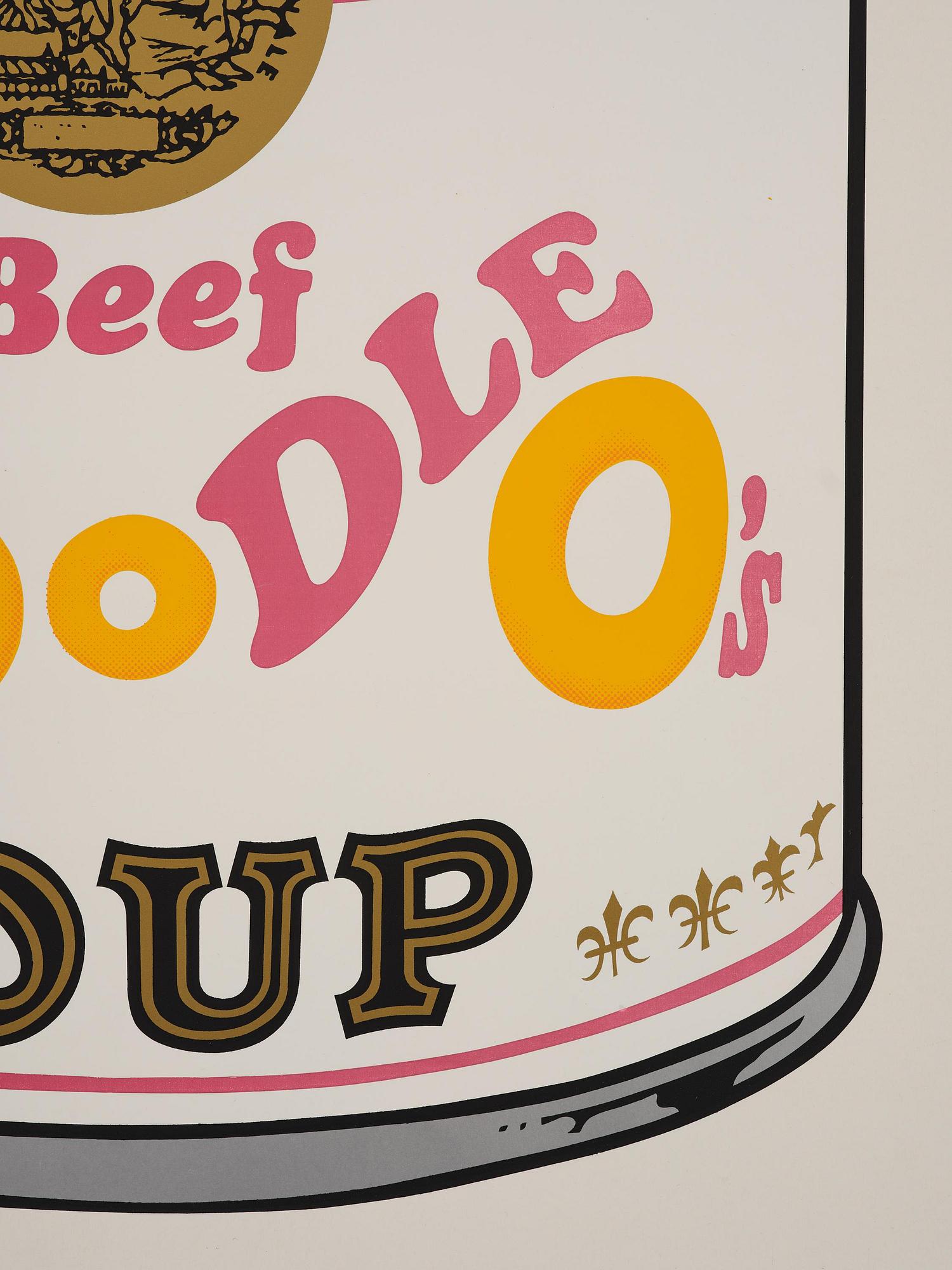 Andy Warhol, "Tomato-Beef Noodle O's", (from: "Campbell's Soup II").