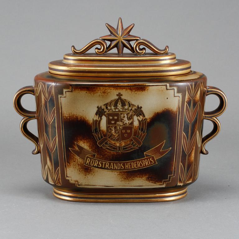 LOCKURNA, "Flambé", stengods, Gunnar Nylund, 1900-talets mitt.