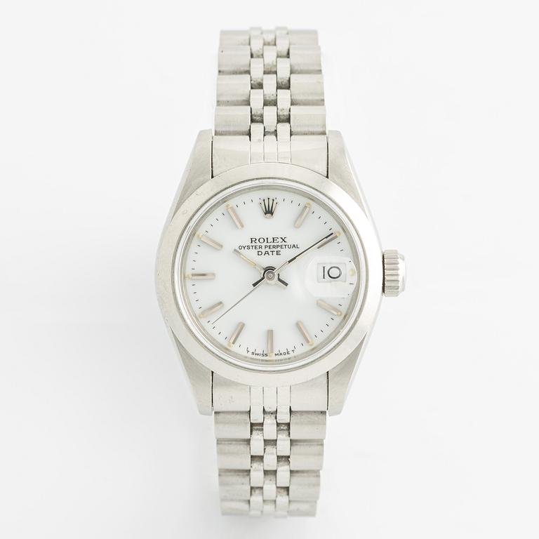 Rolex, Oyster Perpetual, Date, wristwatch, 26 mm.