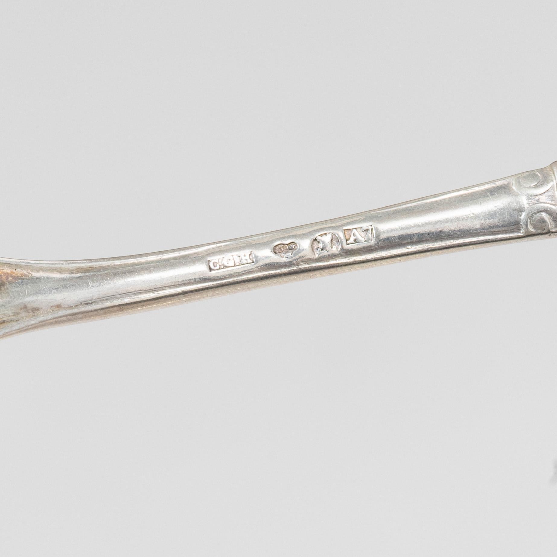 A 58-piece silver "Empire" flat ware set, C.G.Hallberg Stockholm/Otto Larsson Landskrona, Sweden, 1903-33.