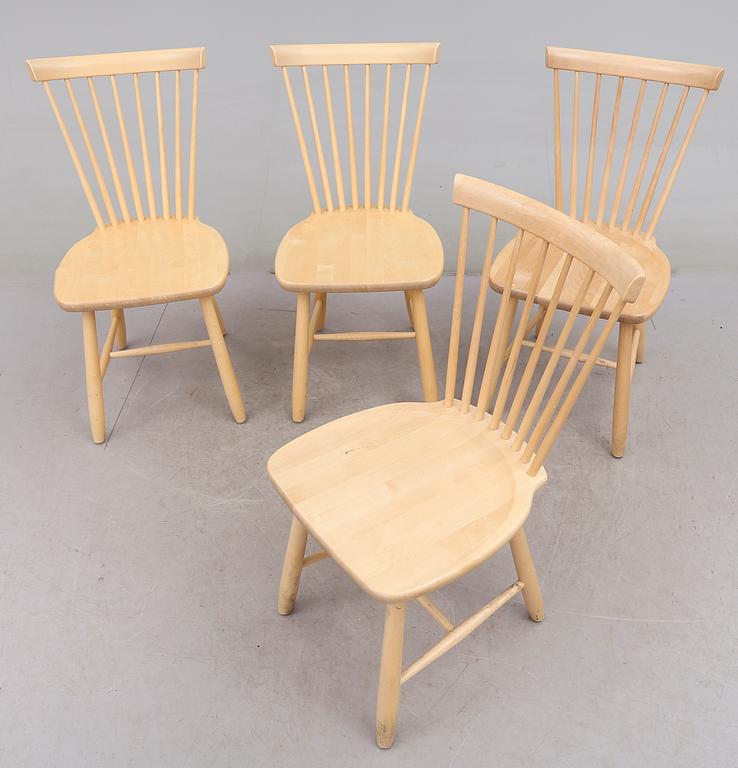 STOLAR, 4 st, "Lilla Åland", Carl Malmsten, Stolab, 2005.