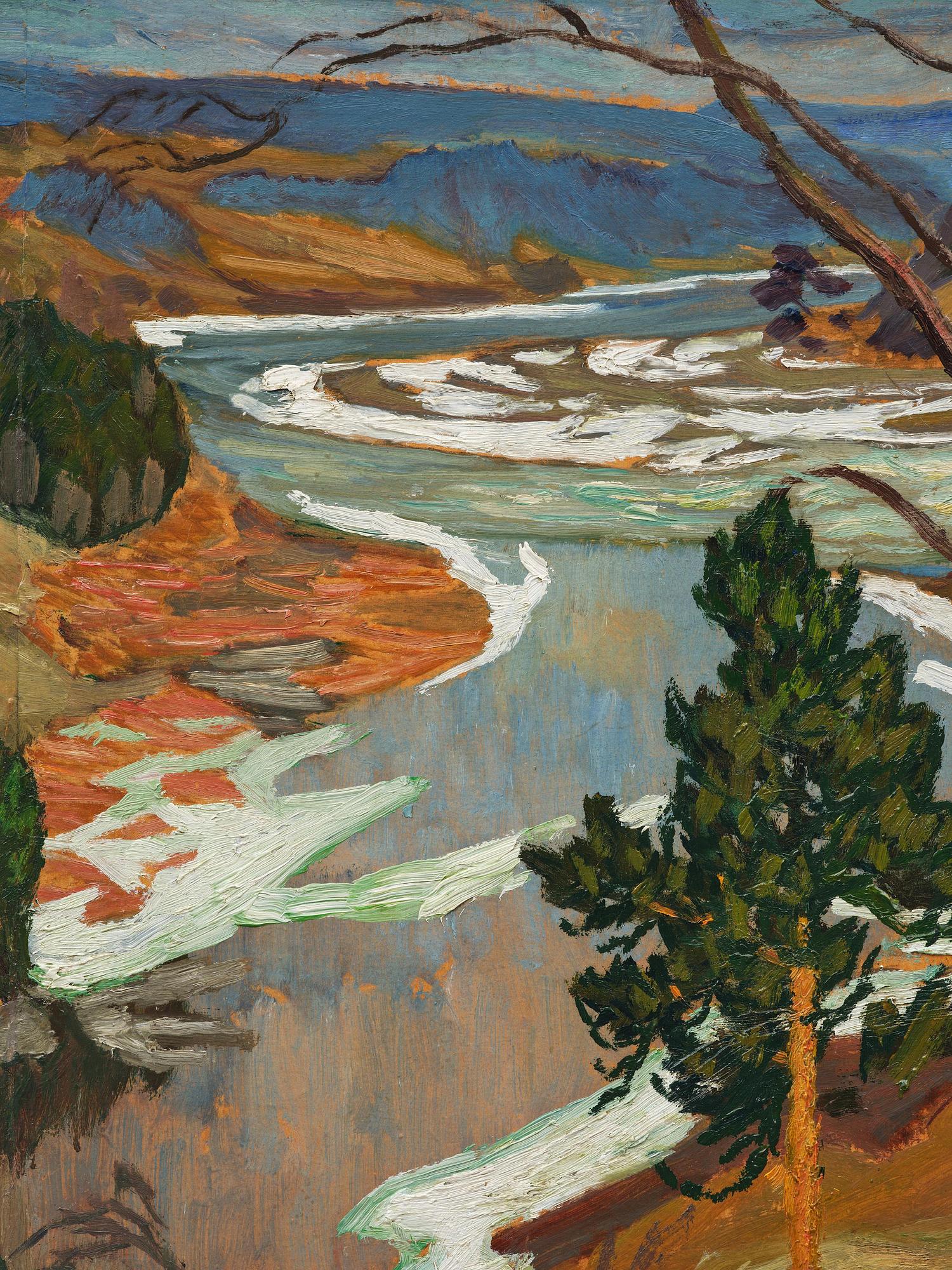 Helmer Osslund, "Tidig vår, Österås" ("Early Spring, Österås").