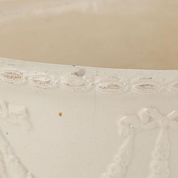 A creamware pâté tureen, Empire, presumably Rörstrand, Sweden.