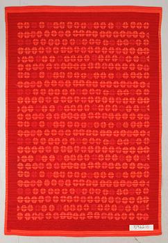 MATTA, dubbelvävd, Ingrid Dessau, signerad ID. Ca 205 x 138 cm.