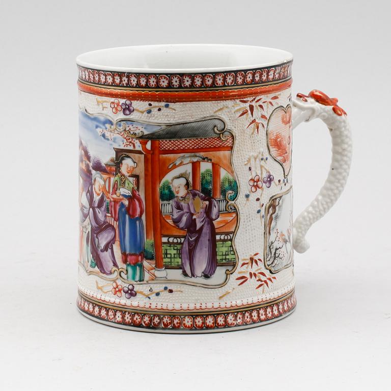 MUGG, porslin, Kina, 1700-tal.