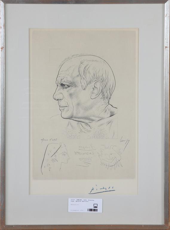 LEMAGNY, PAUL. Etsning, sign, épreuve d'artiste.