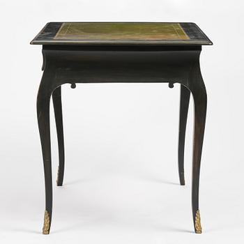 A Swedish rococo writings desk in the manner of C. Linning, Stockholm,l later part 18th century.