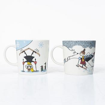 Arabia, ten Moomin mugs, Finland, 2002-2013.