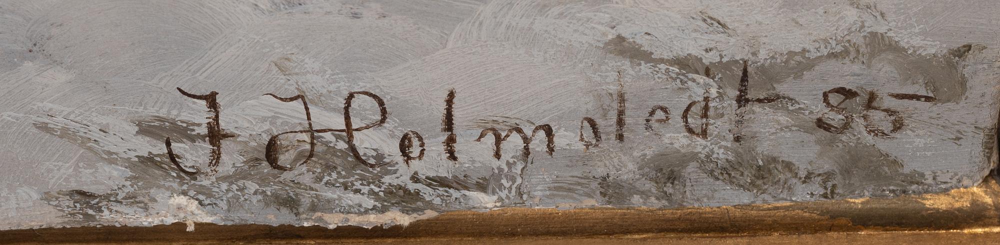 Johann Holmstedt, "Winter by the canal.".