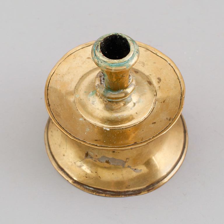 LJUSSTAKE, mässing, 1500-tal.
