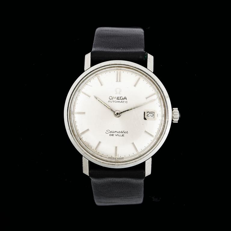 ARMBANDSUR, herr, Omega, Seamaster, De Ville, automatisk, stål, 1950/60-tal.
