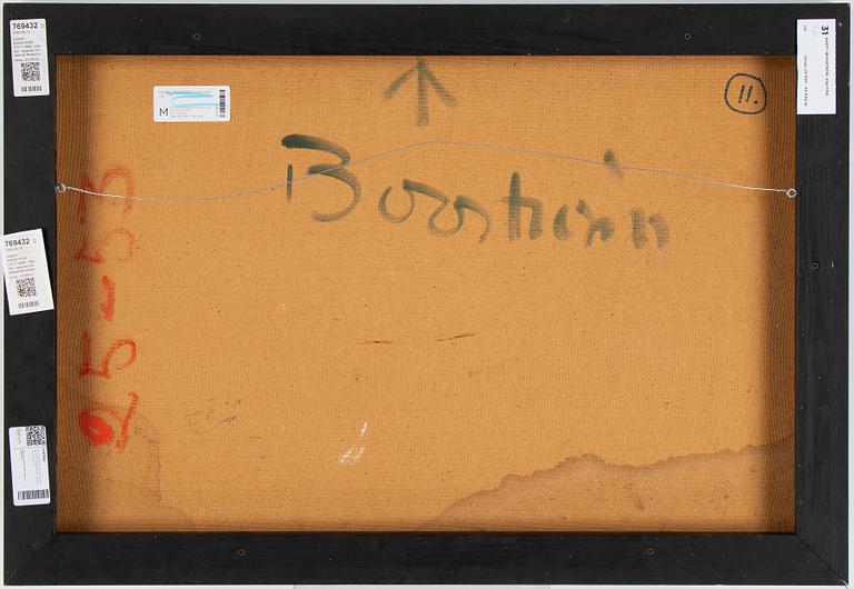 Harry Booström, oil on panel, signed and dated -53 on verso.