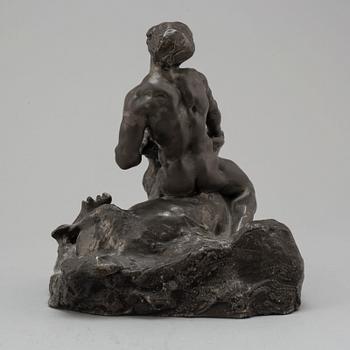 HENRI LOUIS LEVASSEUR, a sculpture, zinc. Signed H Levasseur.