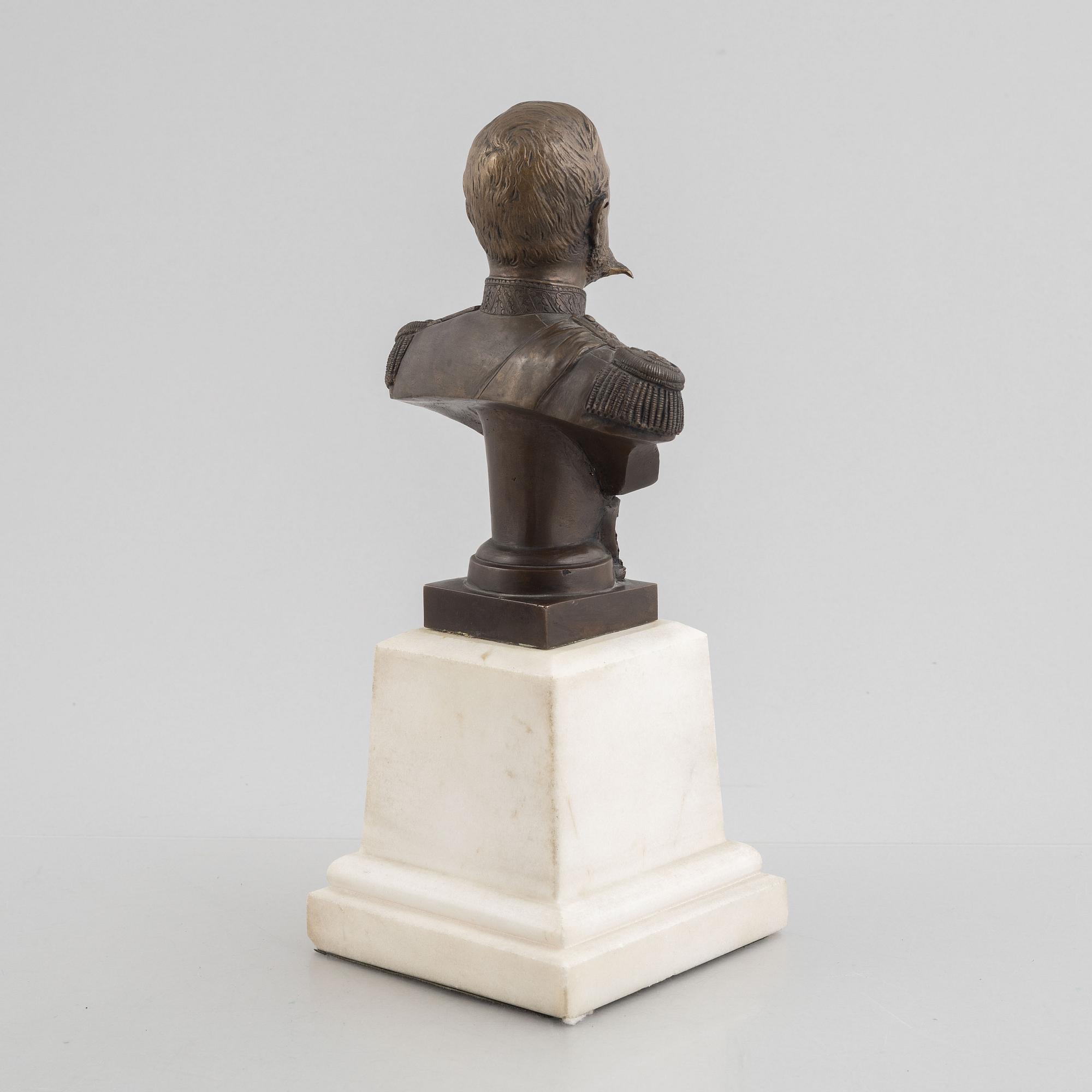 Bust depicting Oscar II.