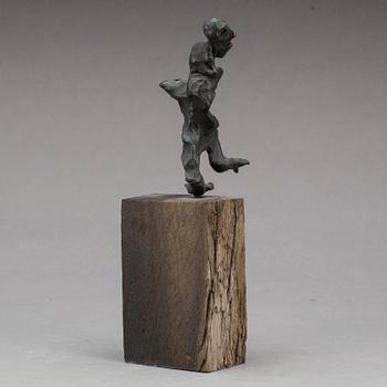 CLAES HAKE, brons skulptur, signerad.