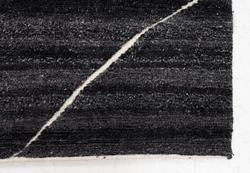 Rug, India, "Fields, Landscape". approx. 205 x 143 cm.