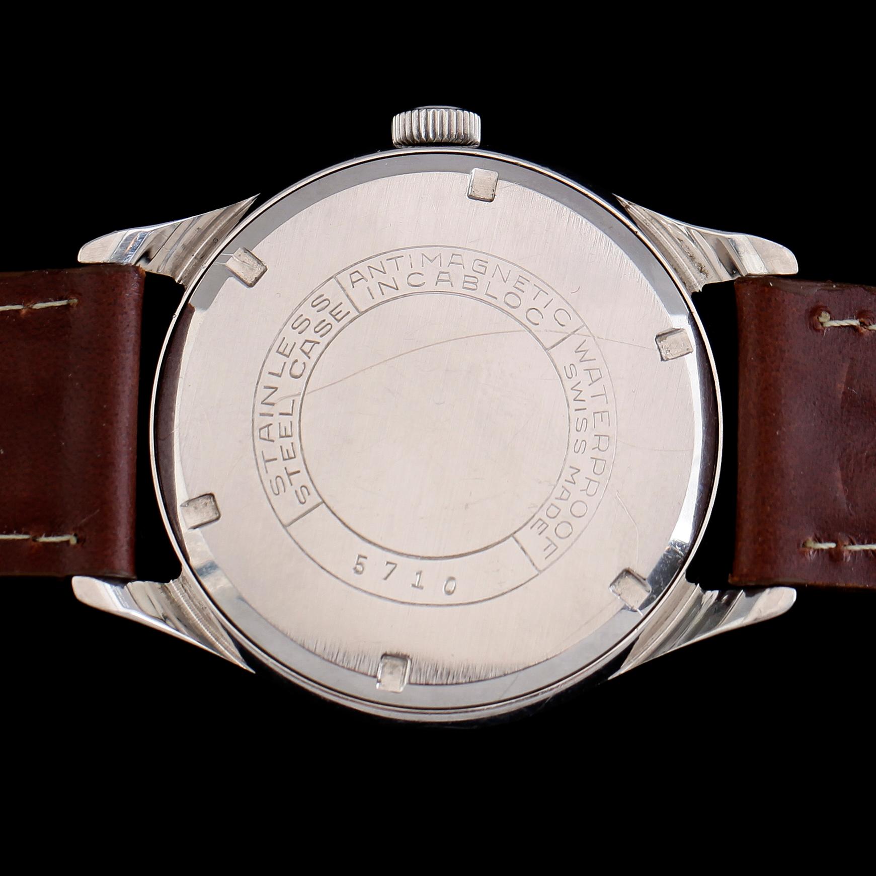 ARMBANDSUR, Royal, stål, 1900-talets mitt.