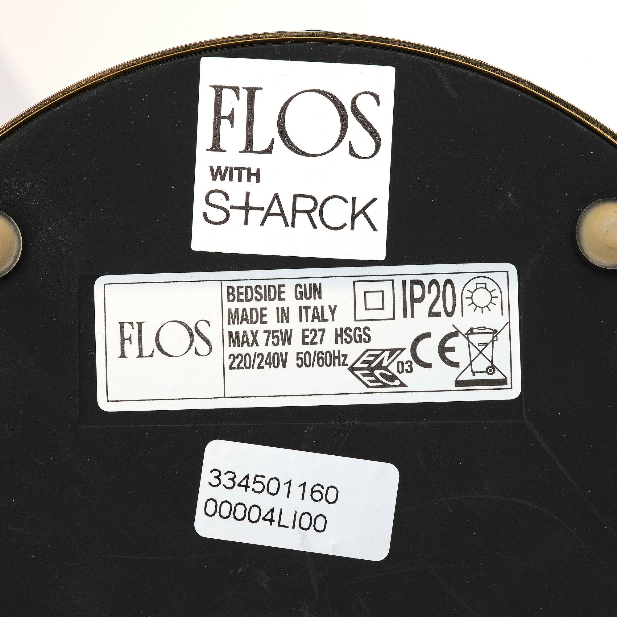 Philippe Starck, bordslampa, "Bedside Gun", Flos, Italien, 2015.