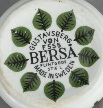 SERVISDELAR, 19st, porslin, "Berså", Stig Lindberg, Gustavsberg.