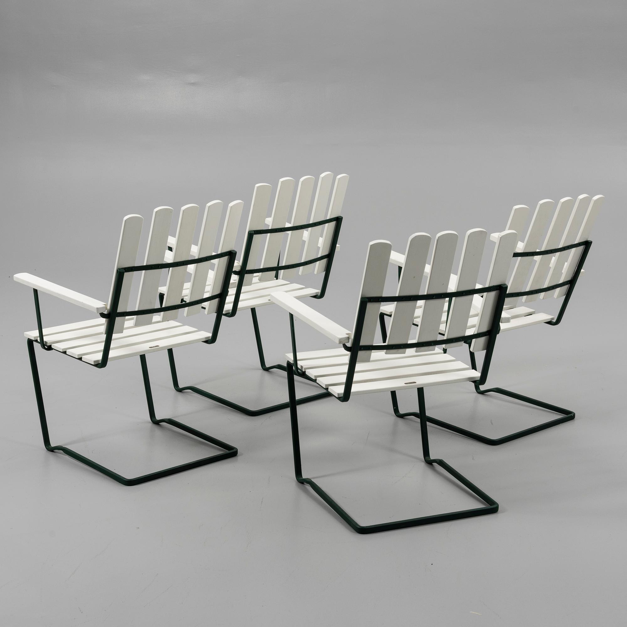 Arthur Lindqvist, dining group, 5 pieces, Grythyttan.