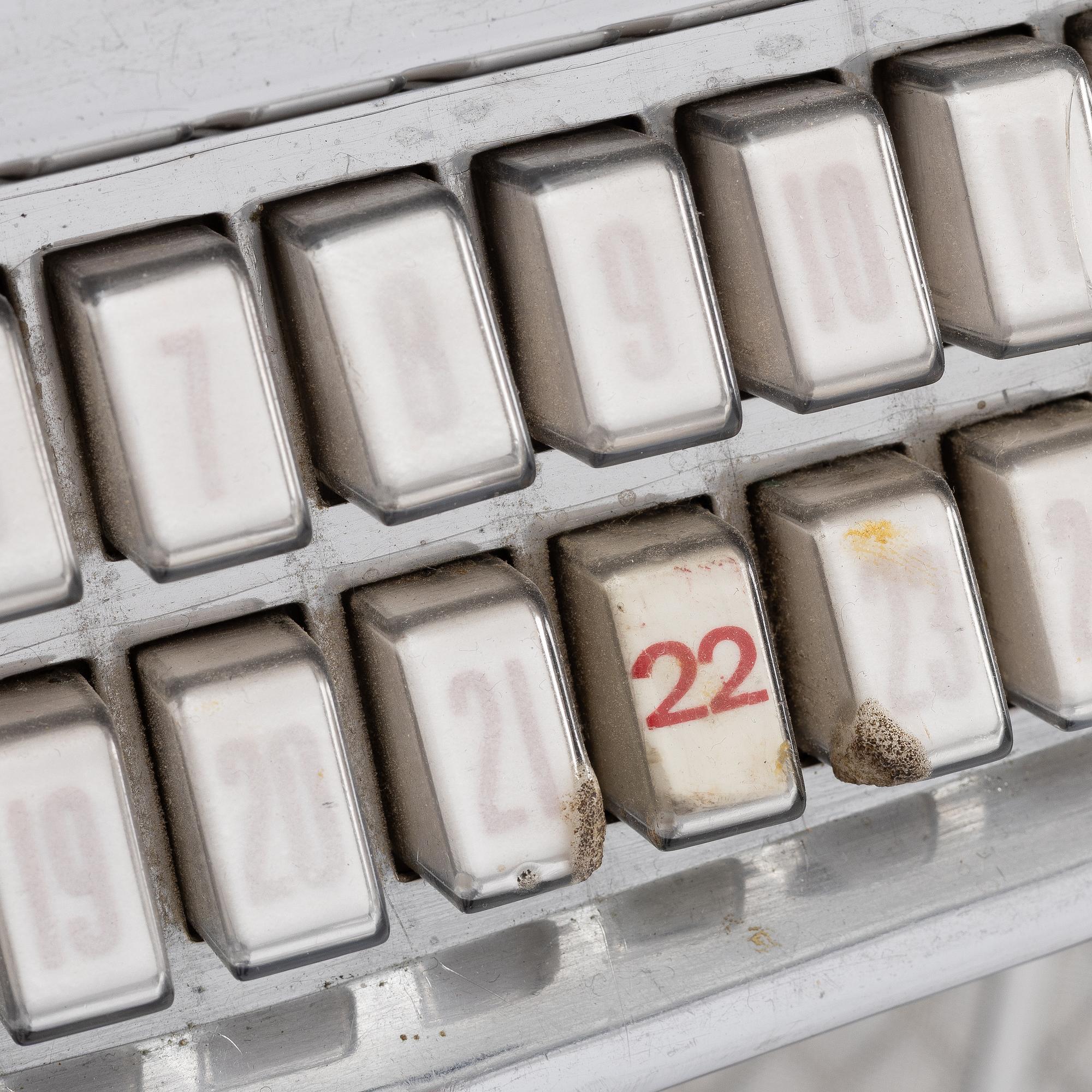 Jukebox, Wurlitzer, modell 2104, Rudolph Wurlitzer Company, North Tonawanda, New York, USA, 1957.