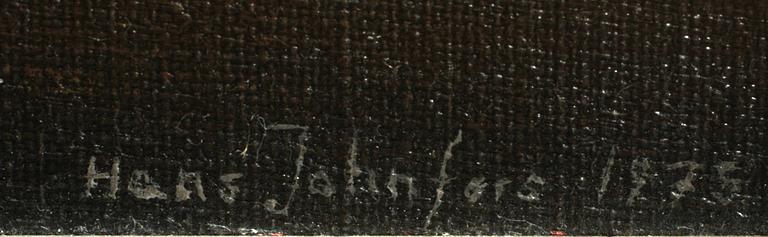 HANS JOHNFORS, olja på duk, sign o dat 1975.