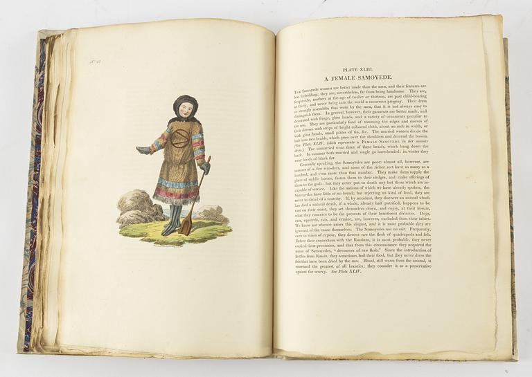 The Costume of Russia and Eastern Europe, 1811, with 72 hand-coloured plates.