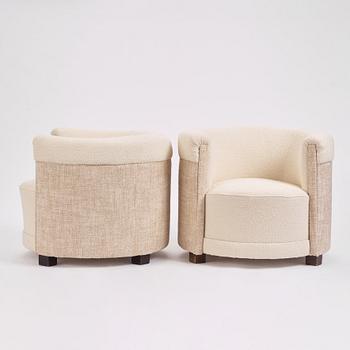Otto Schulz, a pair of armchairs, Boet, Gothenburg 1930s-40s.