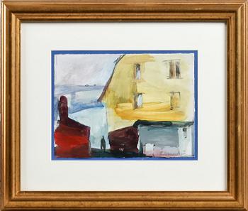 Berndt Wennström · BERNDT WENNSTRÖM, blandteknik, signerad.