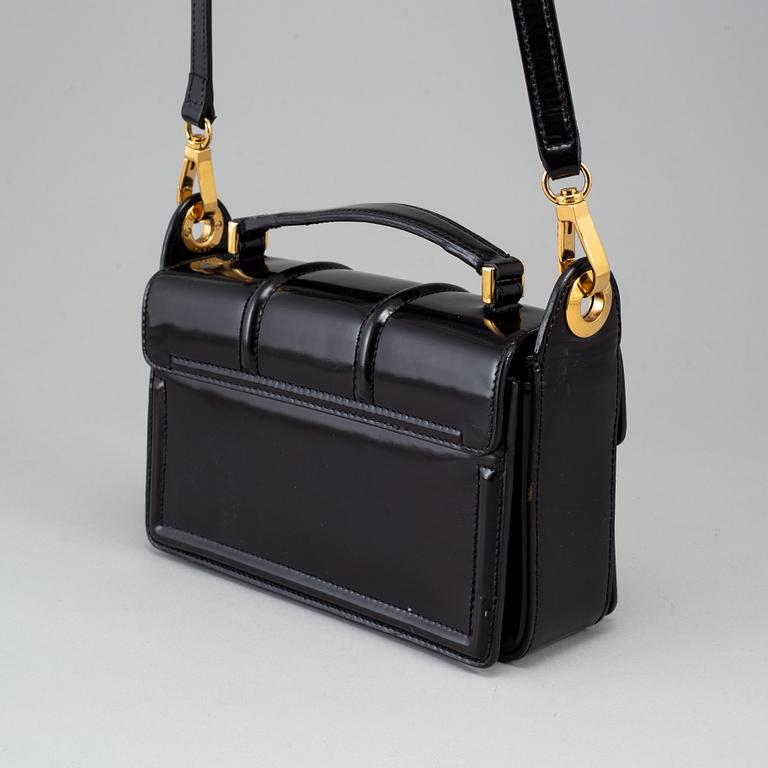 LANVIN, a patent leather handbag.