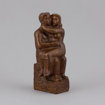 EMIL NÄSVALL, skulptur, brons, signerad E. Näsvall.