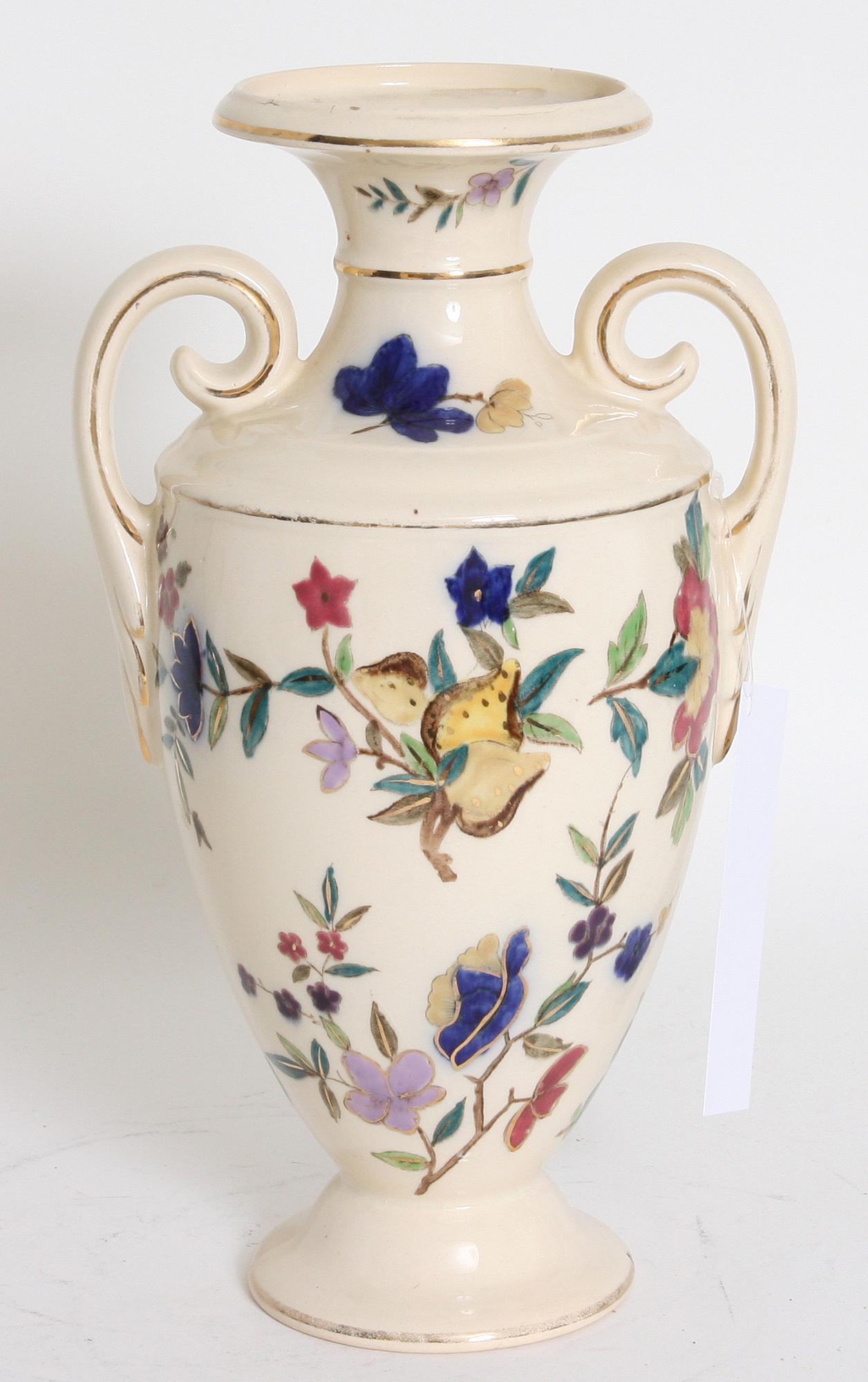 URNA, flintgods, "Ivory", Rörstrand, 1800/1900-tal.