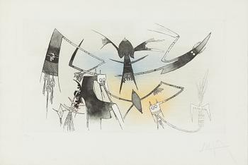 Wifredo Lam, "La reunion".