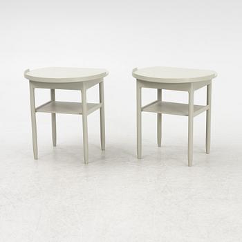 Sven Engström and Gunnar Myrstrand, a pair of bedside tables, Bodafors, 1963.