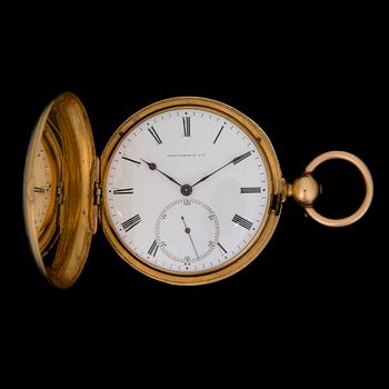 FICKUR, Jules Robert ligne droite 19 rubis. 18K guld.