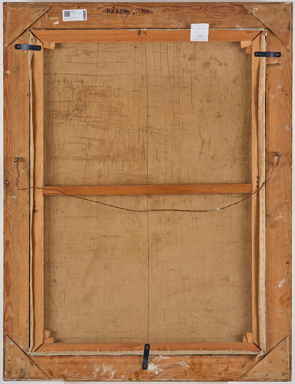 Ludvig Richarde, The steam corvette "Freja" in a lateral view.