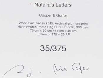 Cooper & Gorfer, "Natalia's Letters".