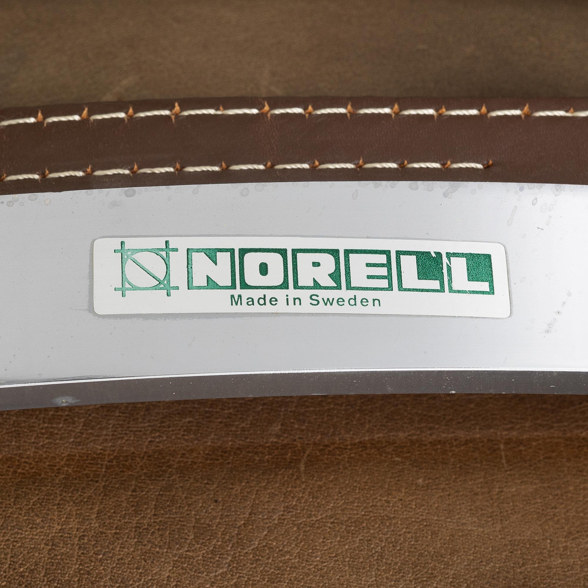 Arne Norell, An 'Ari' armchair with footstool, Norell Möbel, Aneby.
