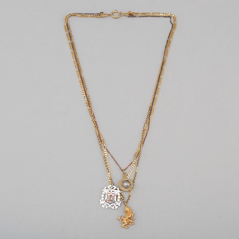 JUICY COUTURE, halsband och armband, metall och textil, 2000-tal.