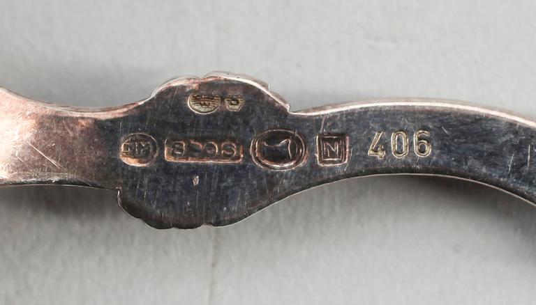 SILVERFÖREMÅL, 4 st, 1800-/1900-tal. Vikt ca 309 g.