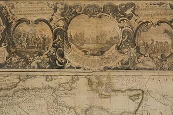 Nolin's map of Africa, "L'Afrique dressee sur les relations", 1740.