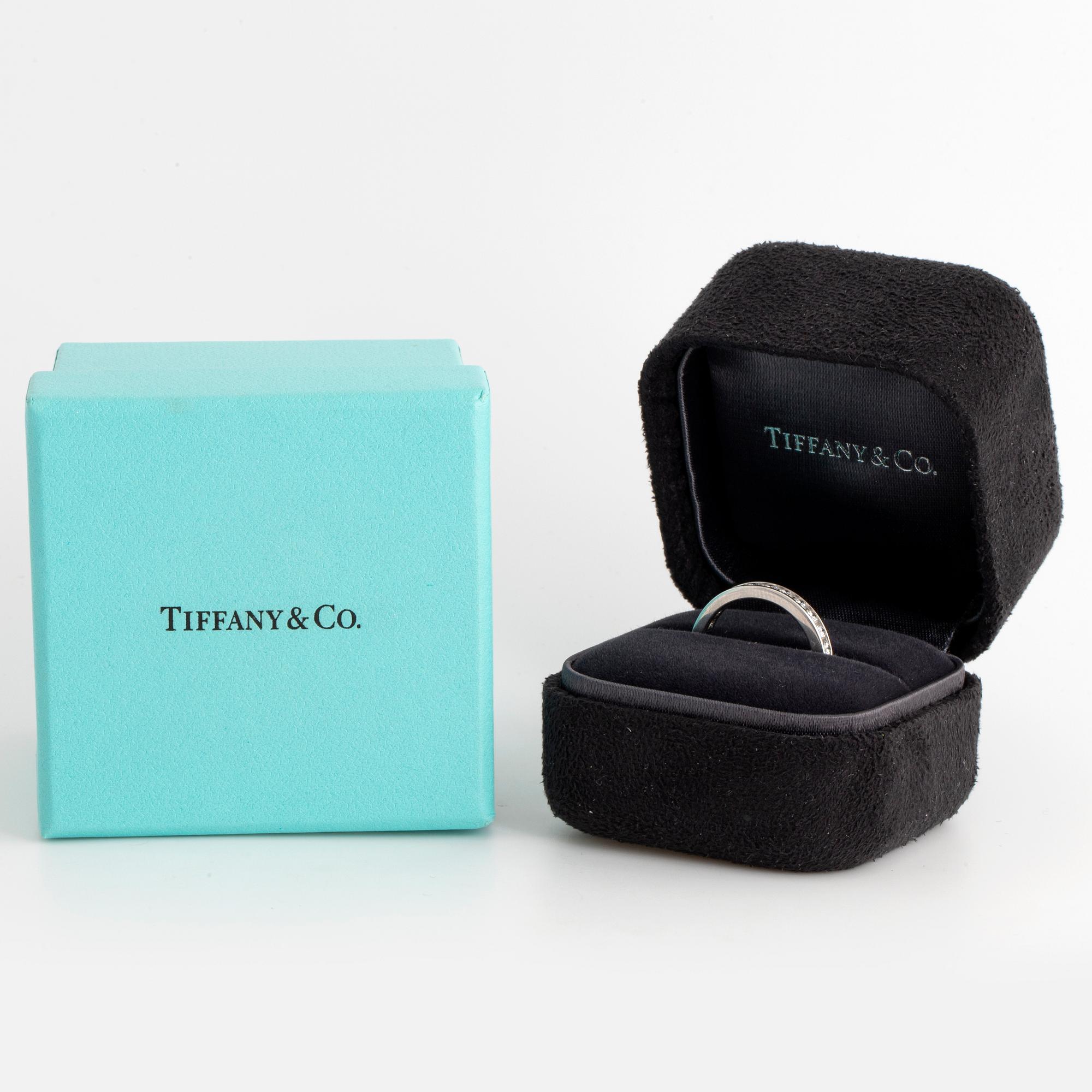 TIFFANY & CO, Ring with brilliant-cut diamonds.