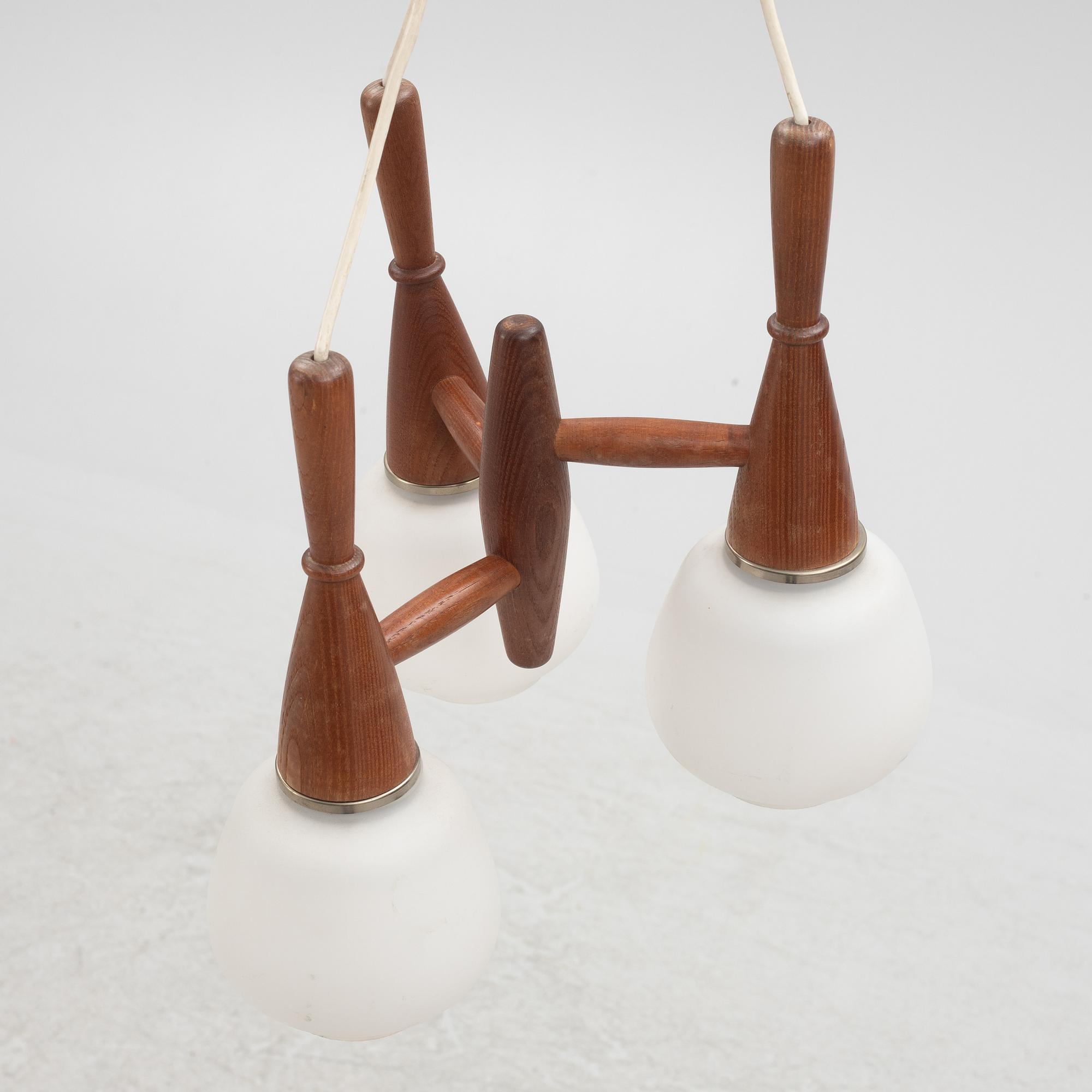 A ceiling lamp, 1950's.