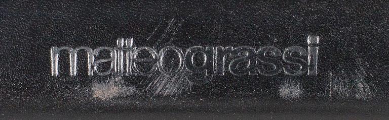 FOUR CHAIRS "KORIUM" TITO AGNOLI FOR MATTEO GRASSI.